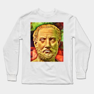 Thucydides Snow Portrait | Thucydides Artwork 15 Long Sleeve T-Shirt